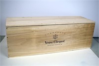 Wooden Veuve Clicqout 15 L. Champagne Crate