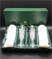 4 Tyrone Crystal Ireland Stems in Box