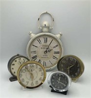 5 Vintage Clocks Big Ben Westclox