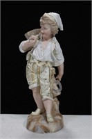 AUSTRIAN STATUE OF YOUNG BOY