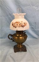 Antique Pittsburgh Circular Wick Oil Lamp Brass
