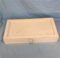 Primitive Old White Paint Wooden Box