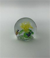 Butterfly, Dragonfly, Art Glass Paperweight
