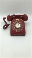 Vtg Westen Electric Cherry Red Rotary Phone