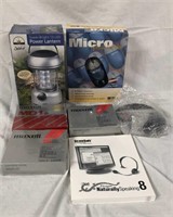 NEW Maxell Disks, Micro Mouse, LED Power Lantern