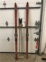 Wooden Skis (T. Eaton Co,)