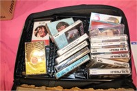 GRAY CASE W/ELVIS CASSETTES