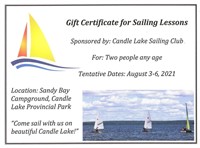 Sailing Lessons at Candle Lake