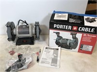 Porter Cable 6" bench grinder, PCXB515BG, runs,