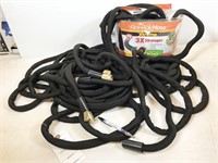 2pc 100' and 1pc 50' expandable hoses, end