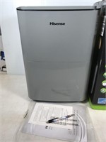 Hisense dehumidifier, DH5020K1G, powers on, open