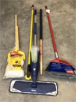 assorted cleaning items in need of TLC, returns