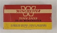 Winchester 25-35 Super Speed Box