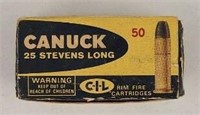 Canuck 50 Round Box 25 Stevens Long