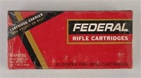 Federal 20 Center Fire Cartridge Box- 35 Remington