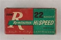 Remington 22 Short Box Hi Speed