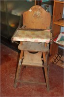 antique high chair