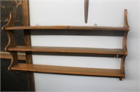 wooden wall shelf