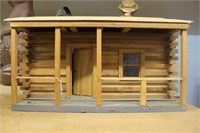 log cabin dollhouse