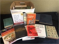 Box of Books, Medical, self help, cooking & more