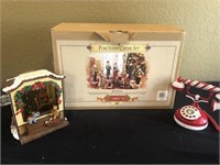 Christmas Porcelain Choir , Music box & phone