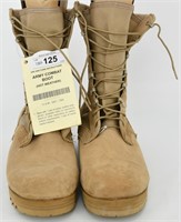 New Pair Of Army Combat Tan Color Military Boots
