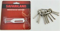 10 Peerless Hand cuff keys and Safariland Key