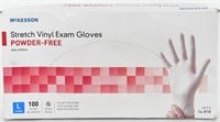 1 box McKeeson Stretch Vinyl Exam Gloves