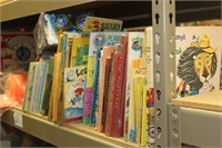 shelf of childrens books