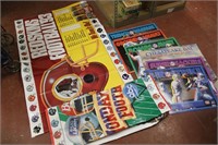 football posters and advertising pieces