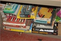 shelf of games
