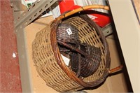 large woven rope basket