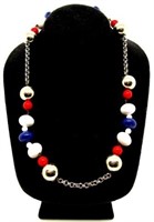 Clasped Beaded Necklace