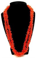 Coral Costume Necklace