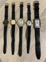 Ladies wrist watches, brands include Golden,