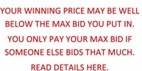 High (Current) bid Vs Max (Proxy) bid