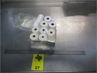 10 Rolls of Thermal Paper and Ruler