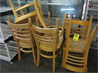 7 Wood Dining Chairs