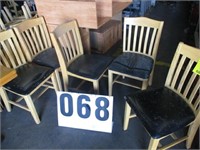 4 Wood Dinning Chairs