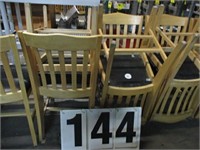 4 Wood Dinning Chairs