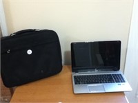 HP Laptop Computer in Case