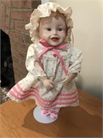 Standing baby â€“ 16â€ tall Porcelain-Face Doll