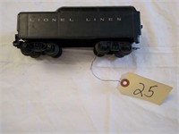 LIONEL O GUAGE LINES TENDER