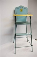 1940's Tin Doll High Chair Amasco