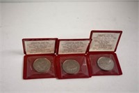 hanukkah Coin 1977 Copper/Nickel  3 Pieces