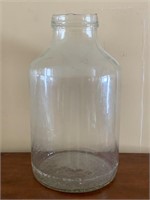 Large glass bottle