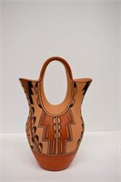 Signed Native American Vase "JM Jemez"