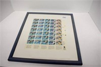 Framed 1980 Olympic Stamps