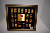 Framed Olympic Coke 1992 Barcelona Pin Set