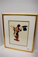 Framed Mickey Mouse Serigraph